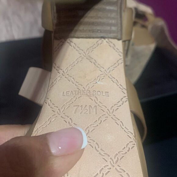 L.A.M.B. women's sandal heels size 7.5 EVELYN - Picture 7 of 9